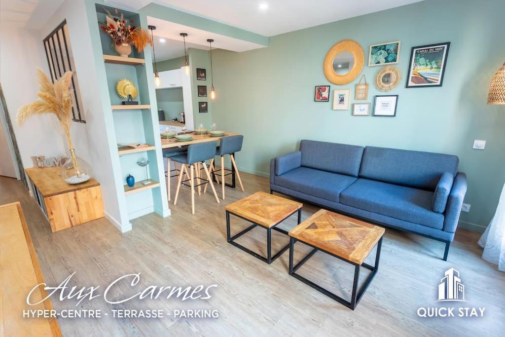 Centre Au Calme-terrasse-parking- *
